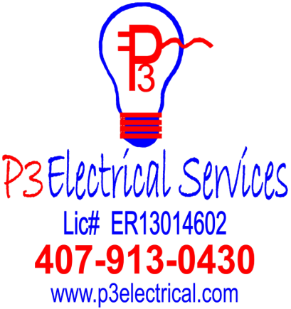P3 Electrical Services transparent logo