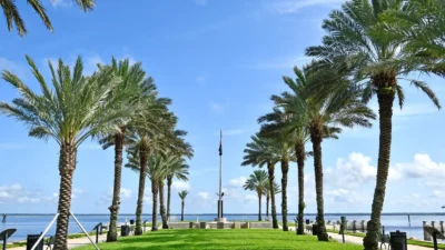 Waterfront Park on Lake Monroe in Sanford Florida