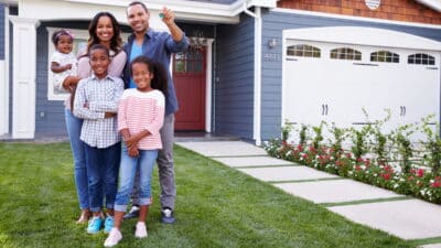 A Happy Family Gets the Keys to Their New Home